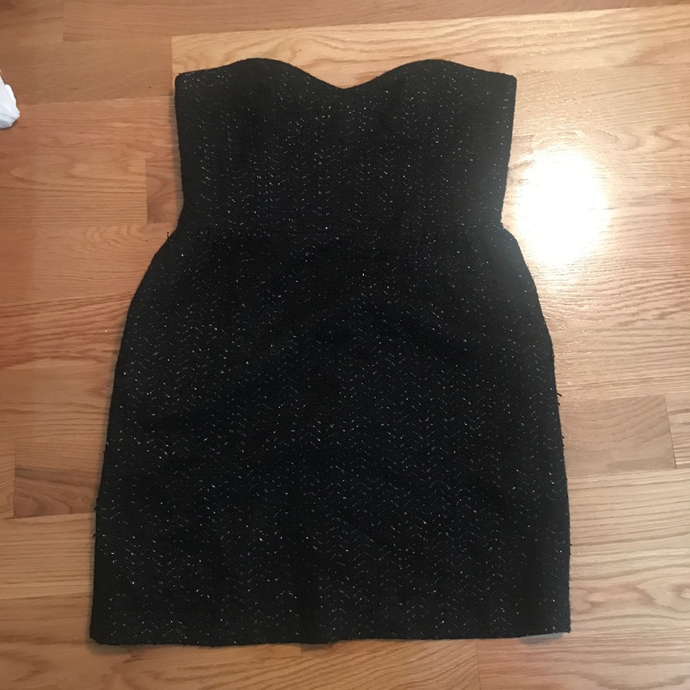 Milly Tweed Sparkle Sweetheart Dress